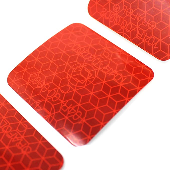 CINTA REFLECTANTE Fraccionada LONA 50MMx50 m ROJA