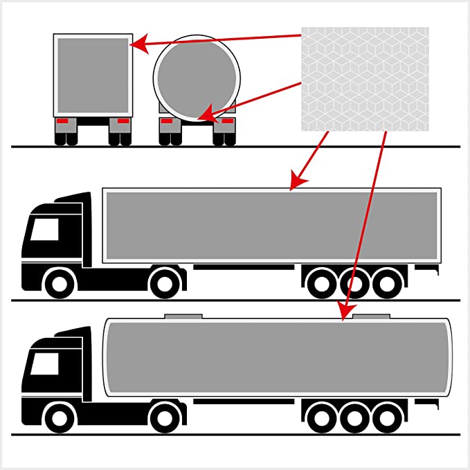 CINTA REFLECTANTE Fraccionada LONA 50MMx50 m BLANCO