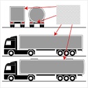 CINTA REFLECTANTE Fraccionada LONA 50MMx50 m BLANCO