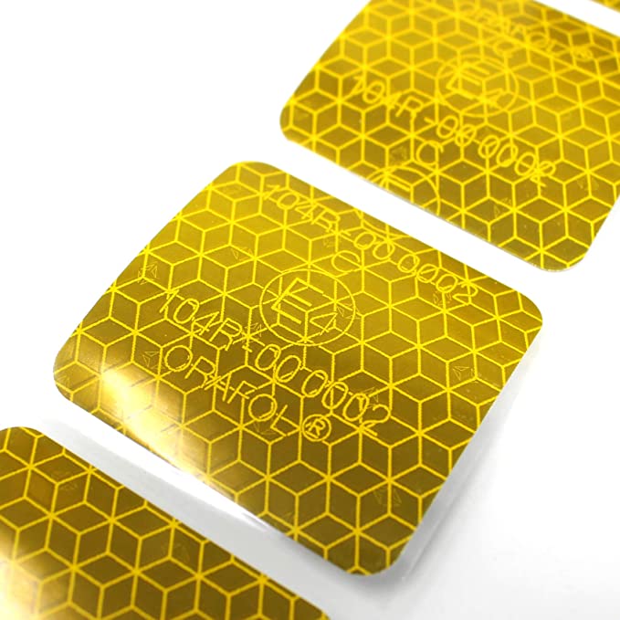 CINTA REFLECTANTE Fraccionada LONA 50MMx50 m AMARILLA