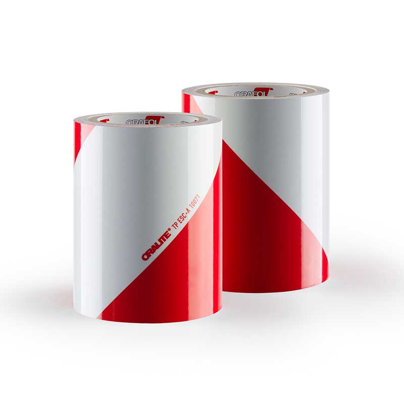 LAMINA REFLECTANTE  NIVEL 1  BLANCA/ROJA V2 141mmX50M