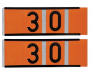 SOPORTE ACERO INOXIDABLE PARA NUMERACIÓN 94X134 MM