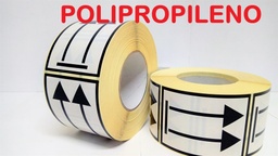 [FLECHAS_PP] ETIQUETA FLECHAS DE ORIENTACION -  POLIPROPILENO PLÁSTICO