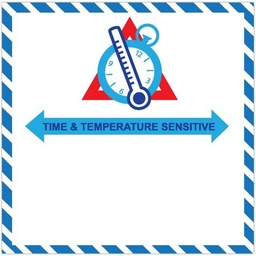 ETIQUETA TIME &amp; TEMPERATURE SENSITIVE BOBINA 