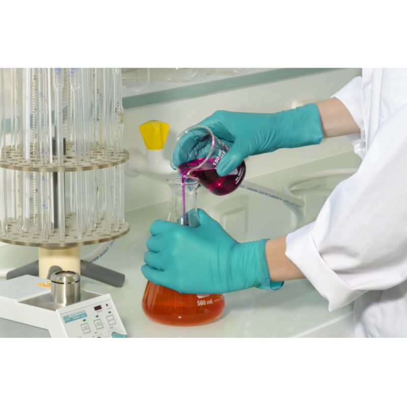 GUANTE QUÍMICO Nitrilo Cat. III JKT - Caja 100 Unidades