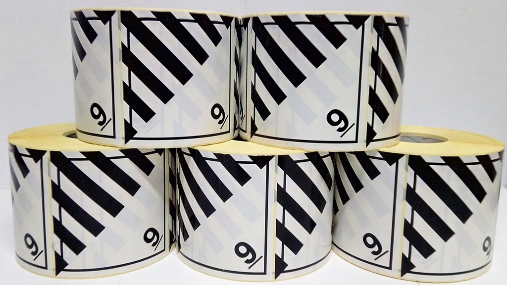 CLASE 9 PELIGROS DIVERSOS 100x100mm 