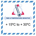 ETIQUETA TIME &amp; TEMPERATURE SENSITIVE BOBINA 