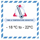 ETIQUETA TIME &amp; TEMPERATURE SENSITIVE BOBINA 