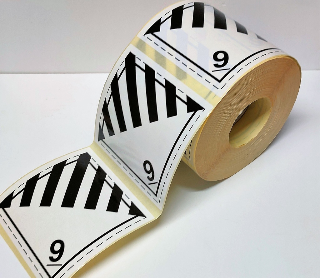 110x110 MM-CLASE 9 PELIGROS DIVERSOS LINEA 