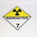 CLASE 7 RADIOACTIVE 250x250mm