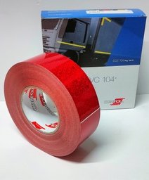 [LAMINA RIGIDA REFLECTANTE REMOLQUES] CINTA REFLECTANTE Fraccionada LONA 50MMx50 m ROJA (copia)